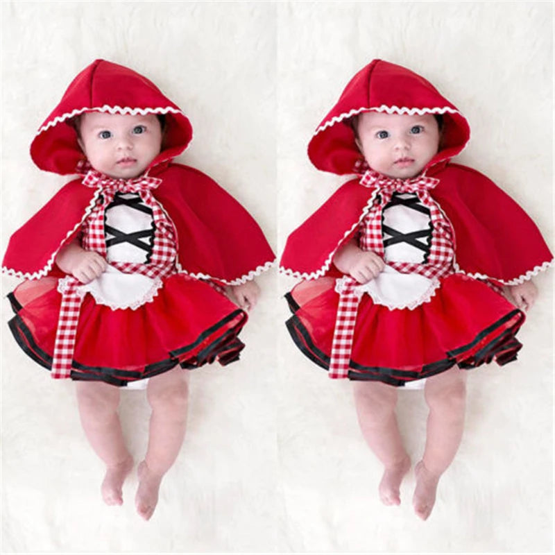 Fantasia de bebê Chapeuzinho vermelho