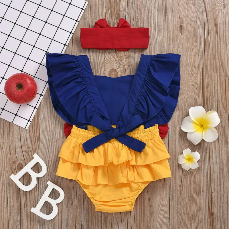Fantasia de bebê Branca de neve