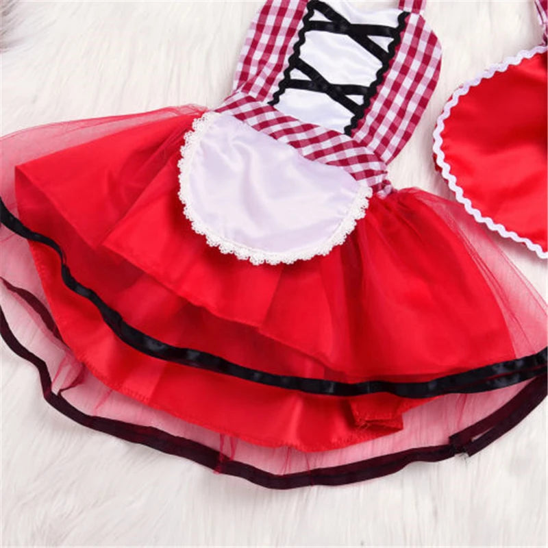 Fantasia de bebê Chapeuzinho vermelho