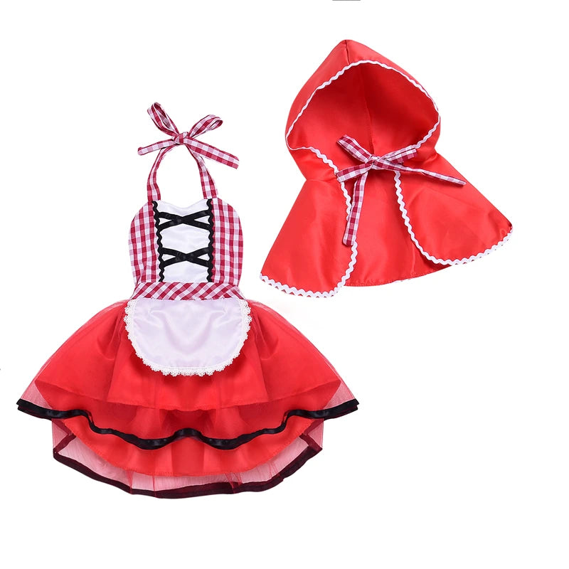 Fantasia de bebê Chapeuzinho vermelho