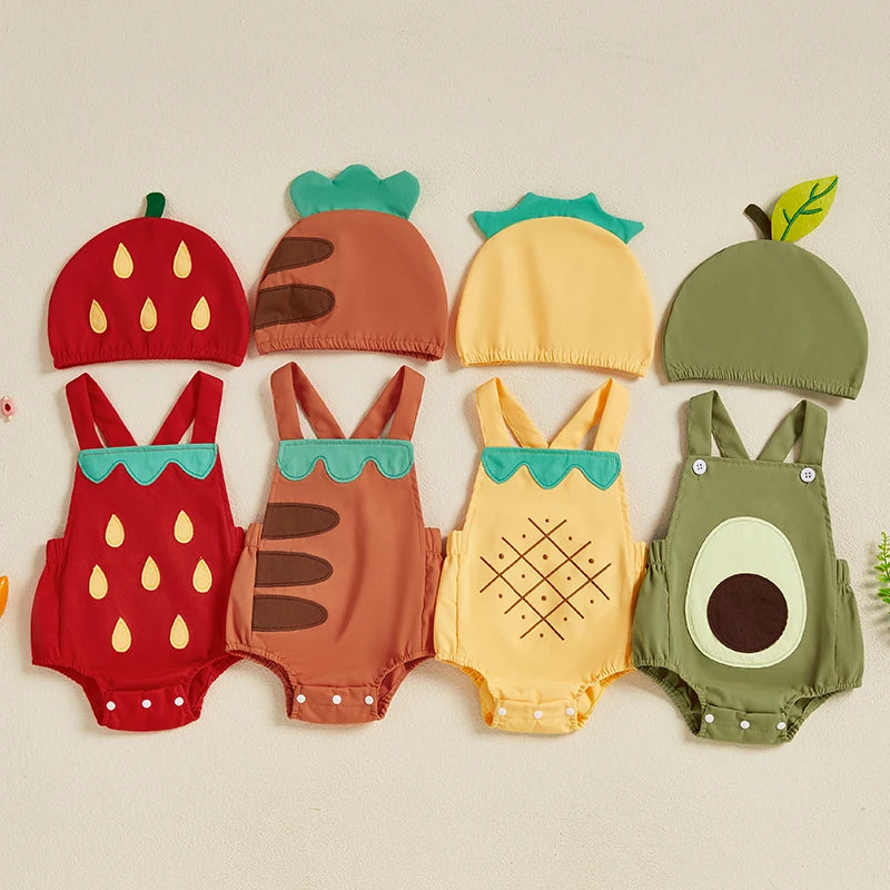 Fantasia de bebê frutas