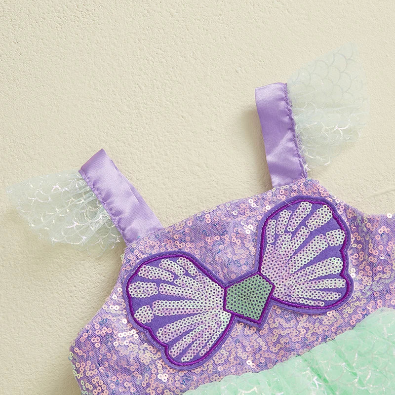 Vestido tule de bebê Princesa