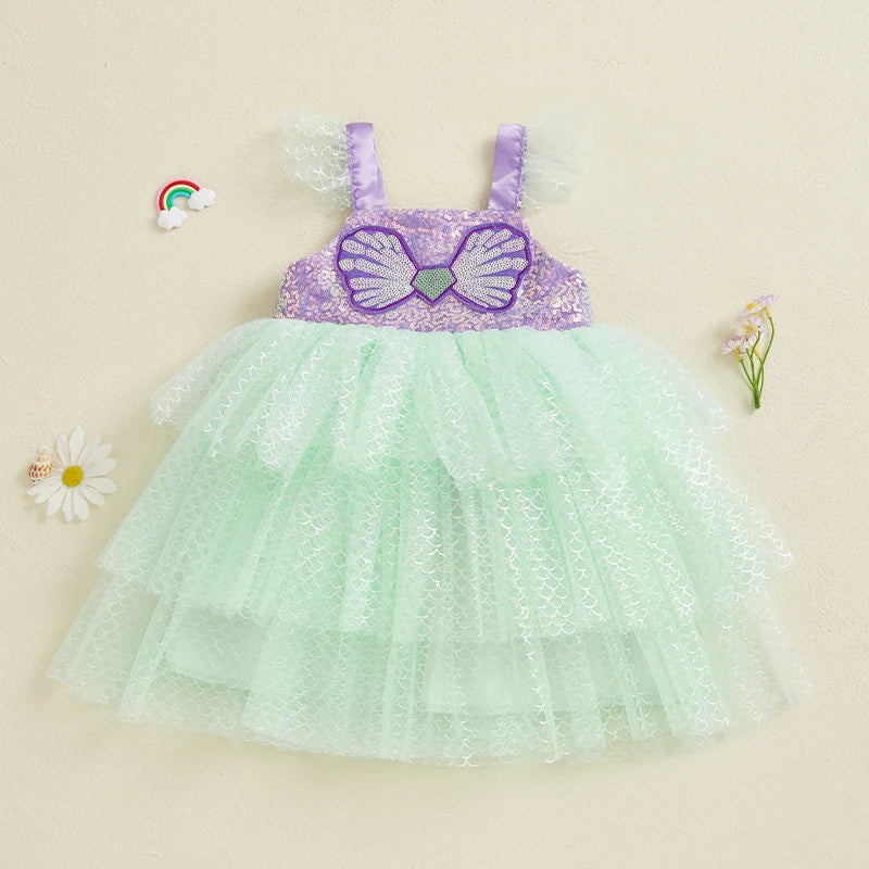 Vestido tule de bebê Princesa