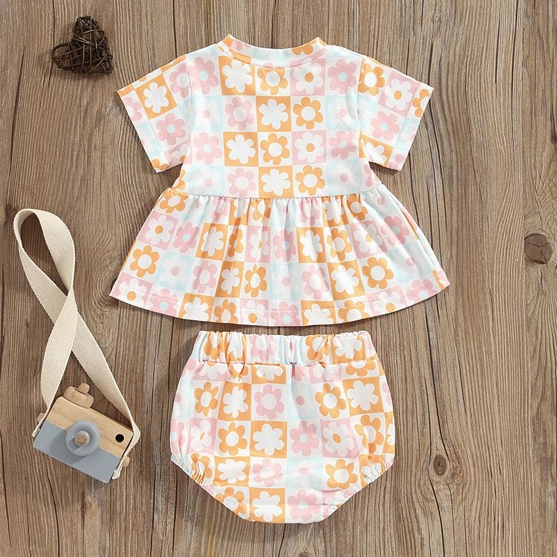 Conjunto Batinha + Shortinho | 0-3 Anos