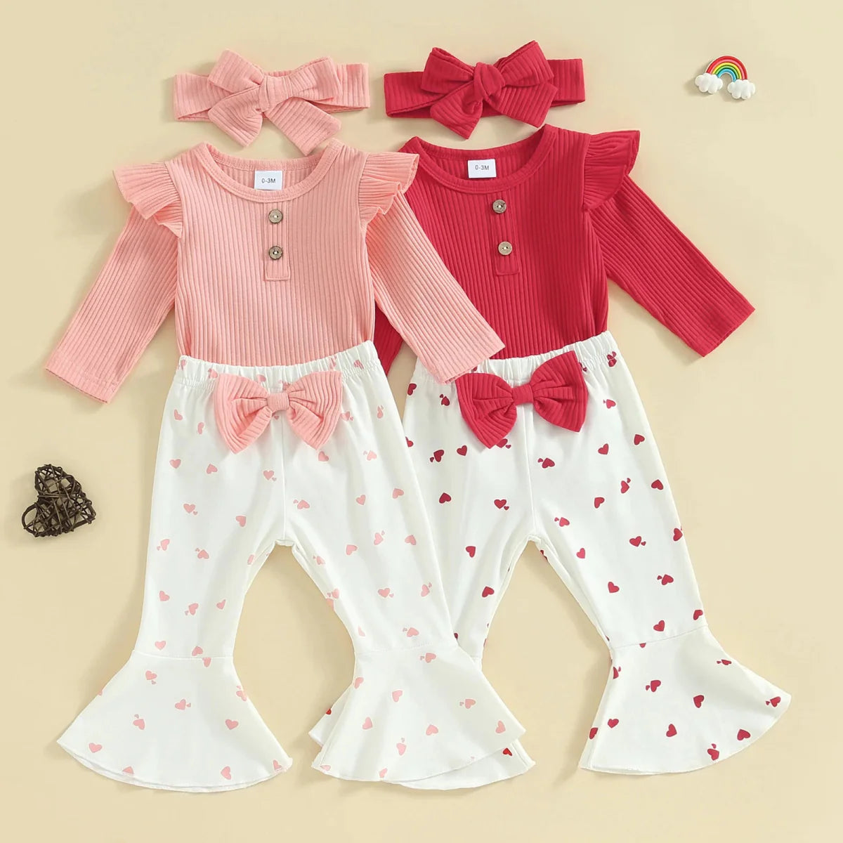 Conjunto Love + Laço | 0-18 Meses