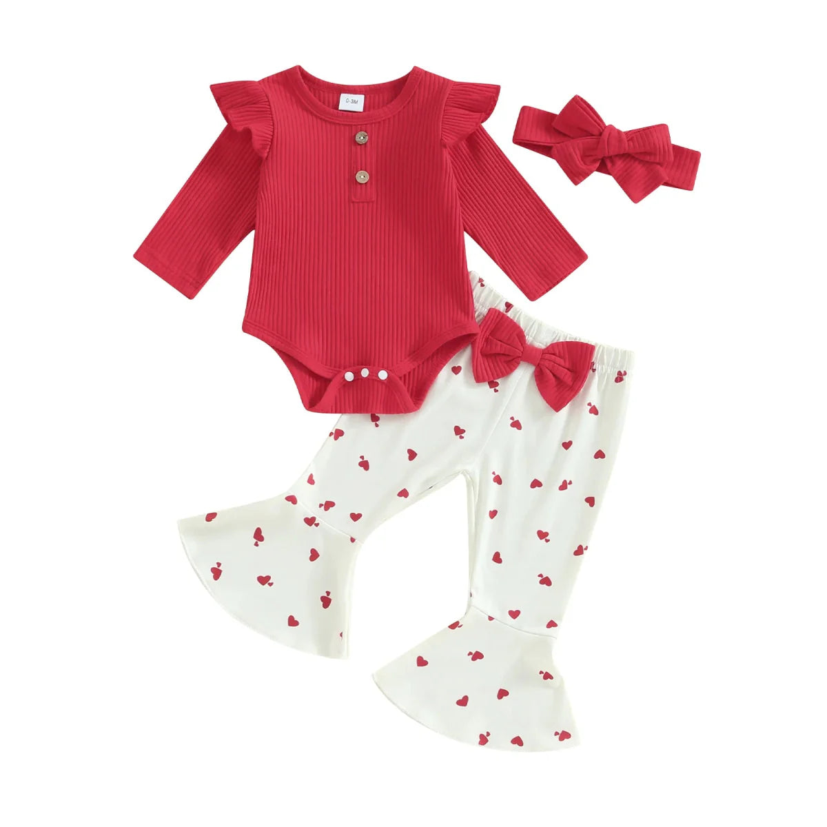 Conjunto Love + Laço | 0-18 Meses