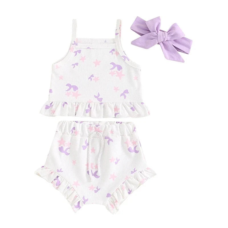 Conjunto Shortinho + Blusinha Babadinhos | 0-18 Meses