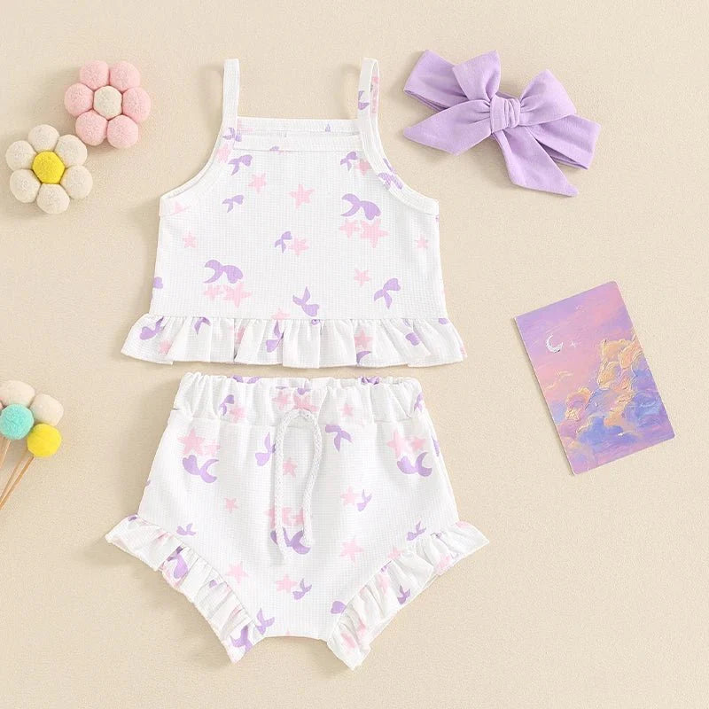 Conjunto Shortinho + Blusinha Babadinhos | 0-18 Meses