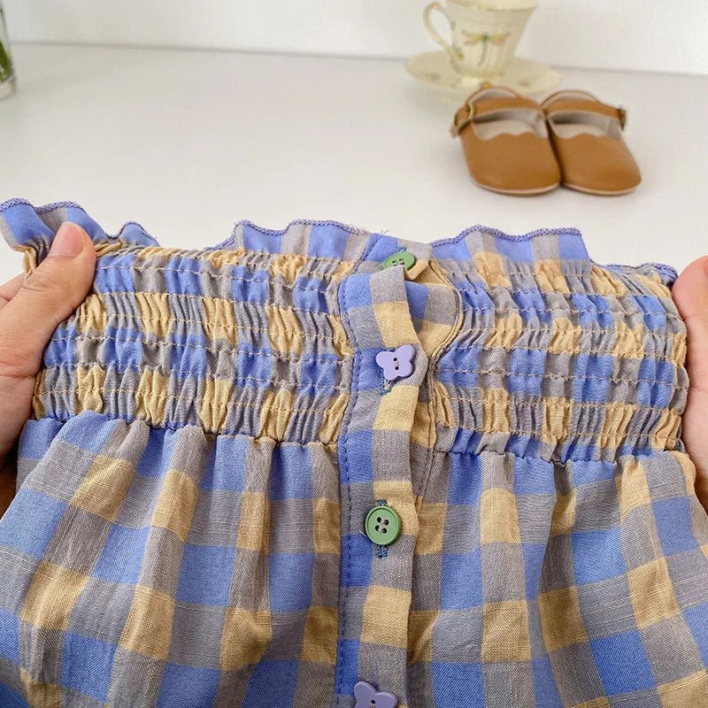 Conjunto Shortinho Xadrez | 0-3 Anos