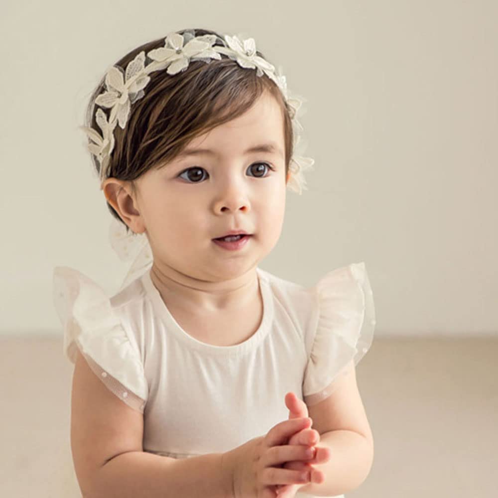 Faixa de Cabelo Flores | 0-24 Meses
