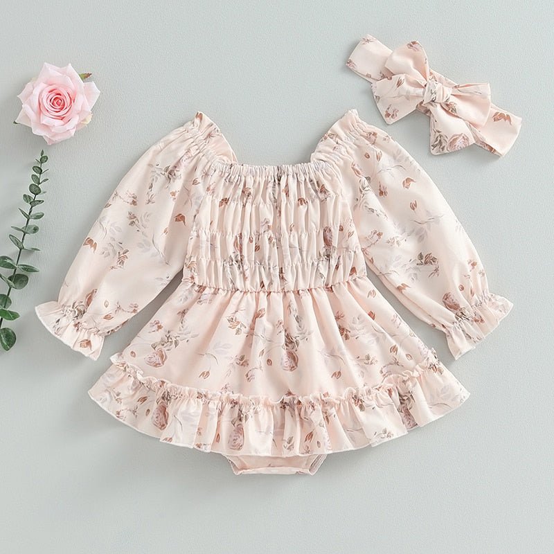 Vestido Babadinho + Laço | 0-18 Meses