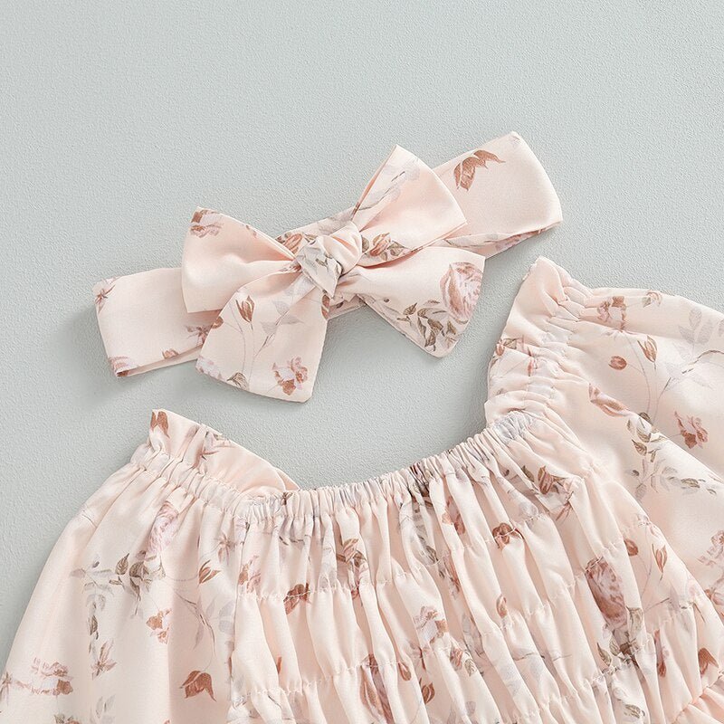 Vestido Babadinho + Laço | 0-18 Meses