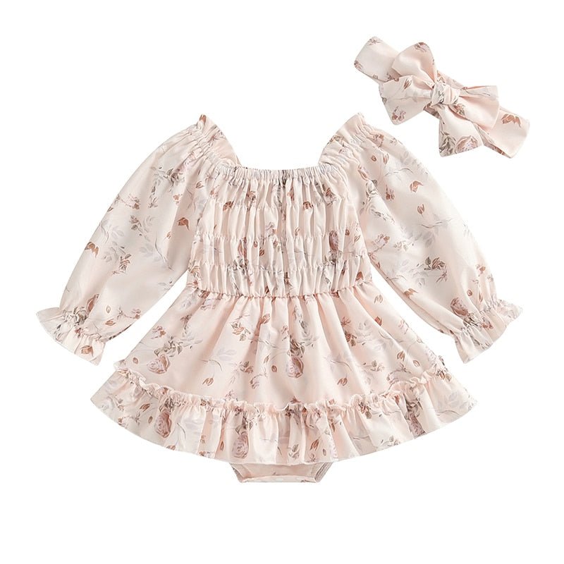 Vestido Babadinho + Laço | 0-18 Meses