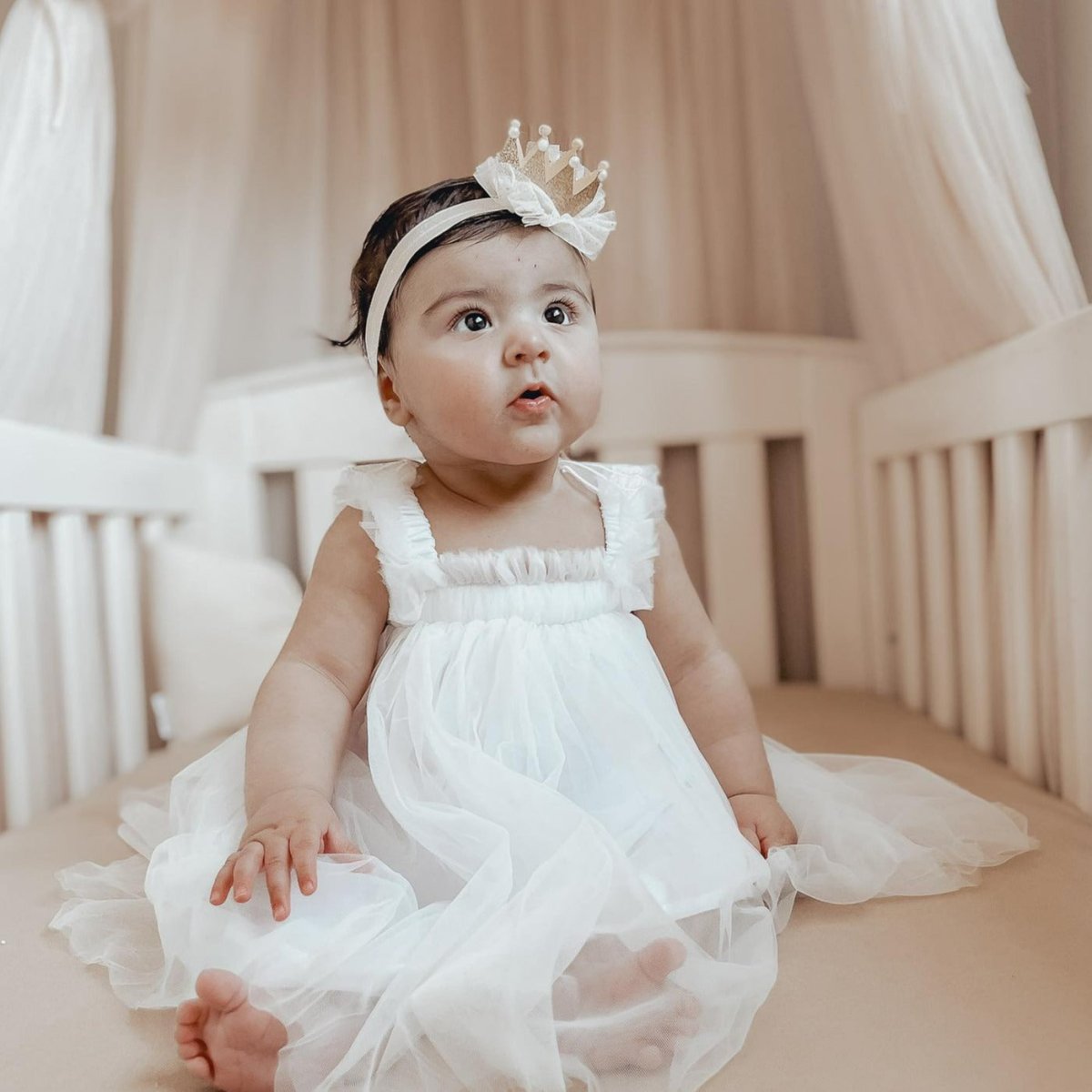 Vestido Tule Asinha Borboleta | 6-24 Meses
