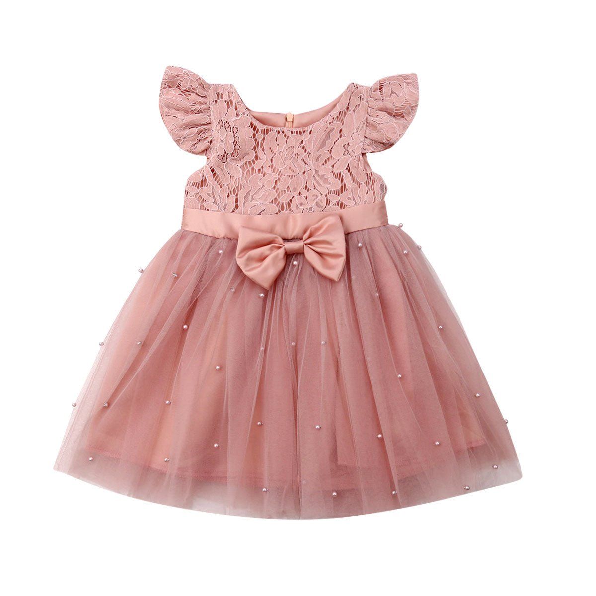Vestido de Festa Princesa Rosa | 6M-5Anos