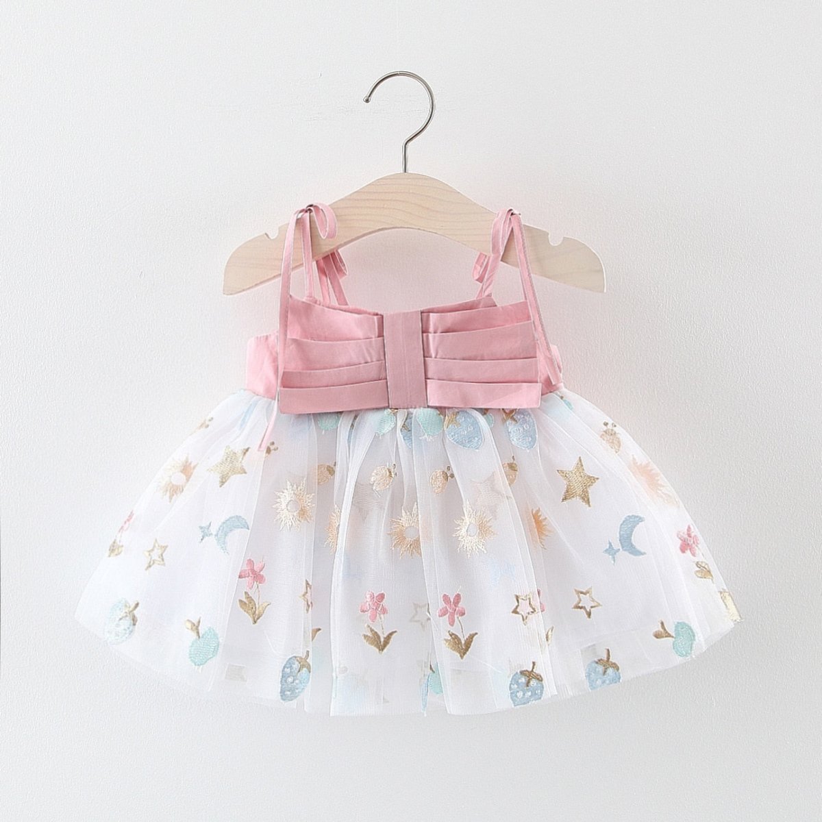 Vestido Tule Estrelinhas | 6m-3 Anos