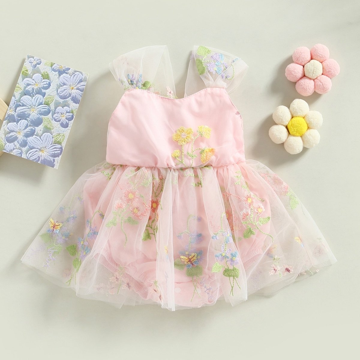 Vestido Tule Jardim Encantado | 0-24 Meses