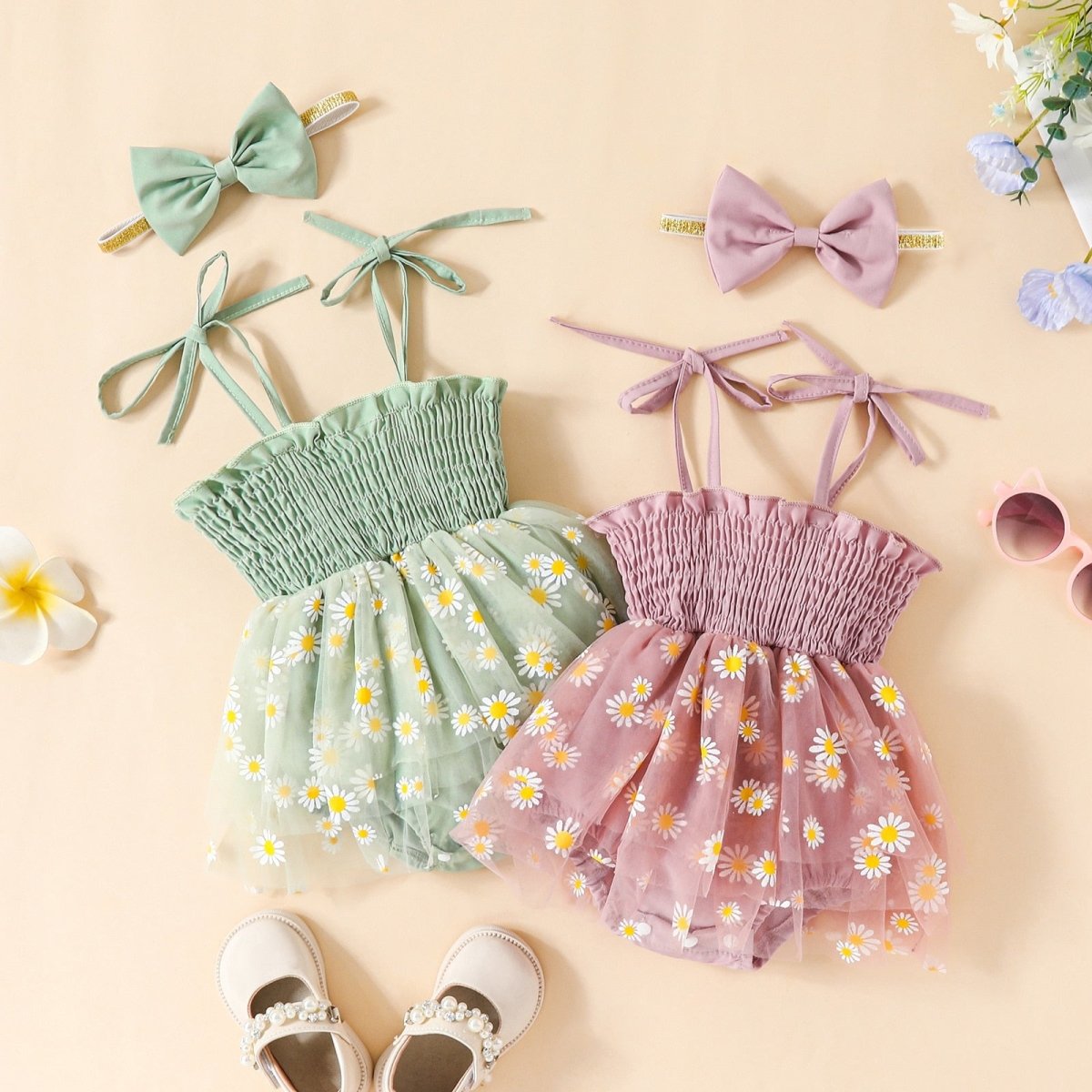 Vestido Tule Margarida  | 0-18 Meses