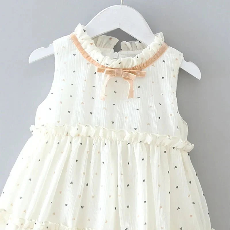 Vestido Mocinha Coração | 24M -4 Anos