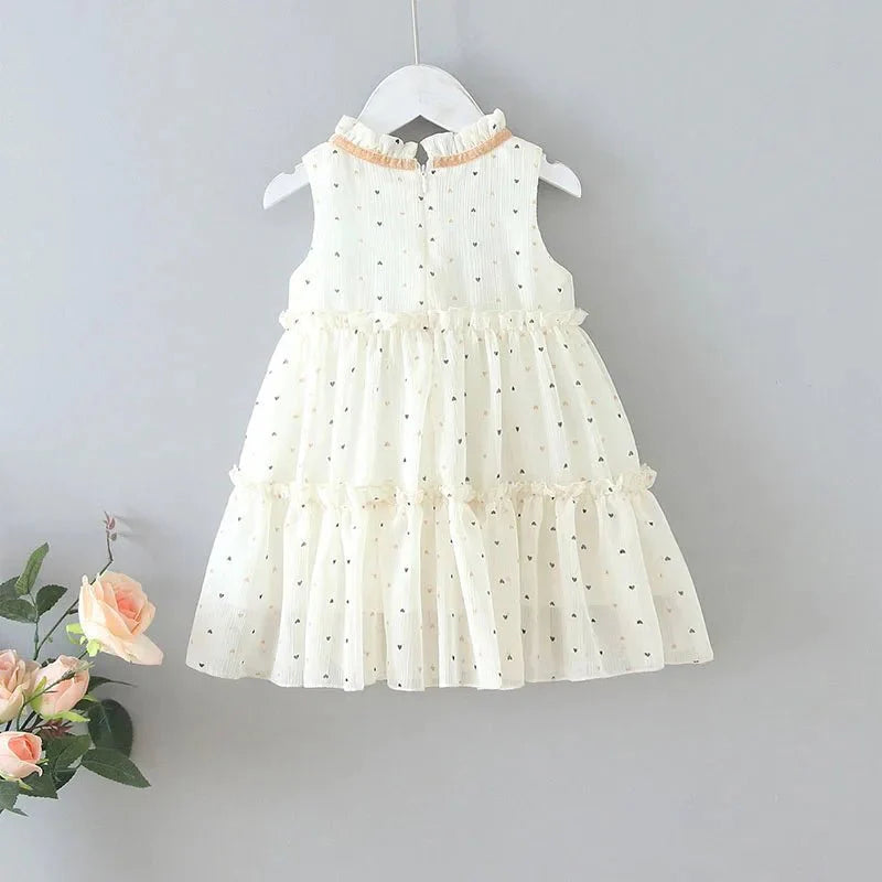 Vestido Mocinha Coração | 24M -4 Anos