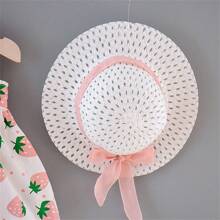 Vestido Morango + Chapéu | 6M-24 Meses