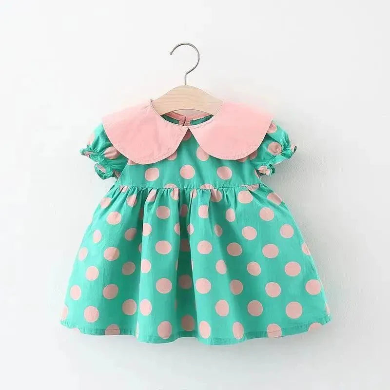 Vestido Poá Golinha | 6-24 Meses