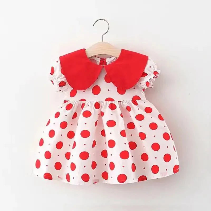 Vestido Poá Golinha | 6-24 Meses