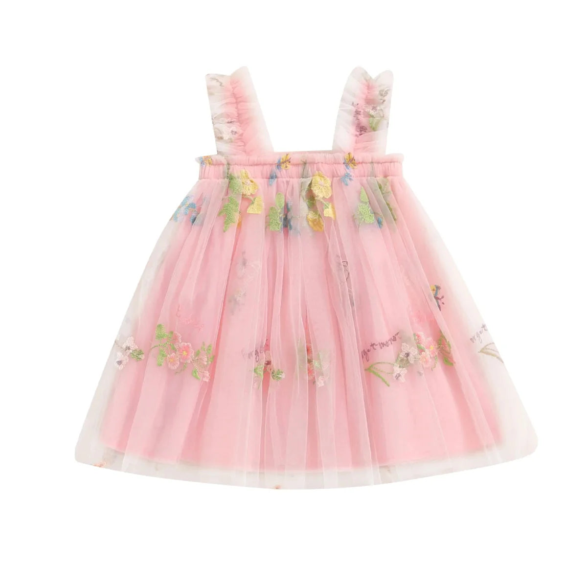 Vestido Tule Alcinha Jardim Encantado | 0-24 Meses