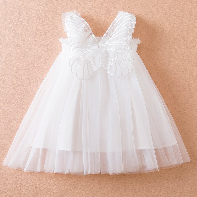 Vestido Tule Asinha Borboleta | 6-24 Meses