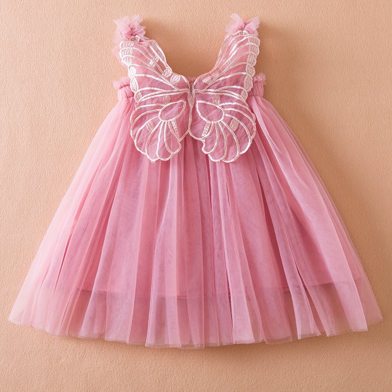 Vestido Tule Asinha Borboleta | 6-24 Meses