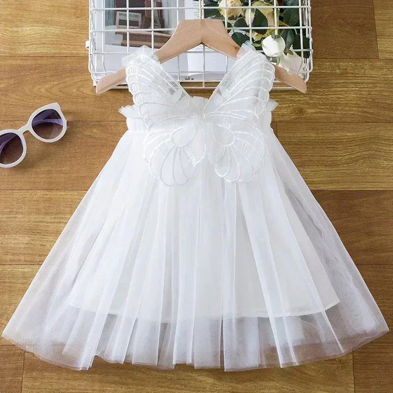 Vestido Tule Asinha Borboleta | 6-24 Meses