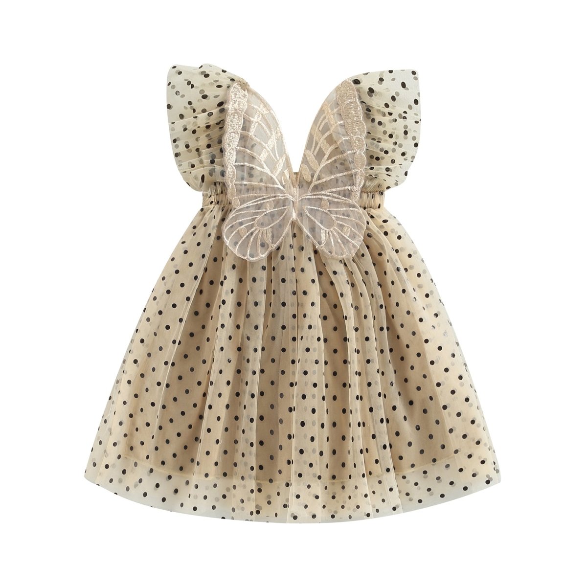 Vestido Tule Asinha Borboleta | 6M-4 Anos