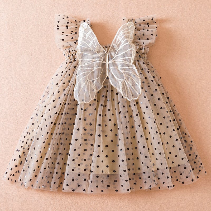 Vestido Tule Asinha Borboleta | 6M-4 Anos