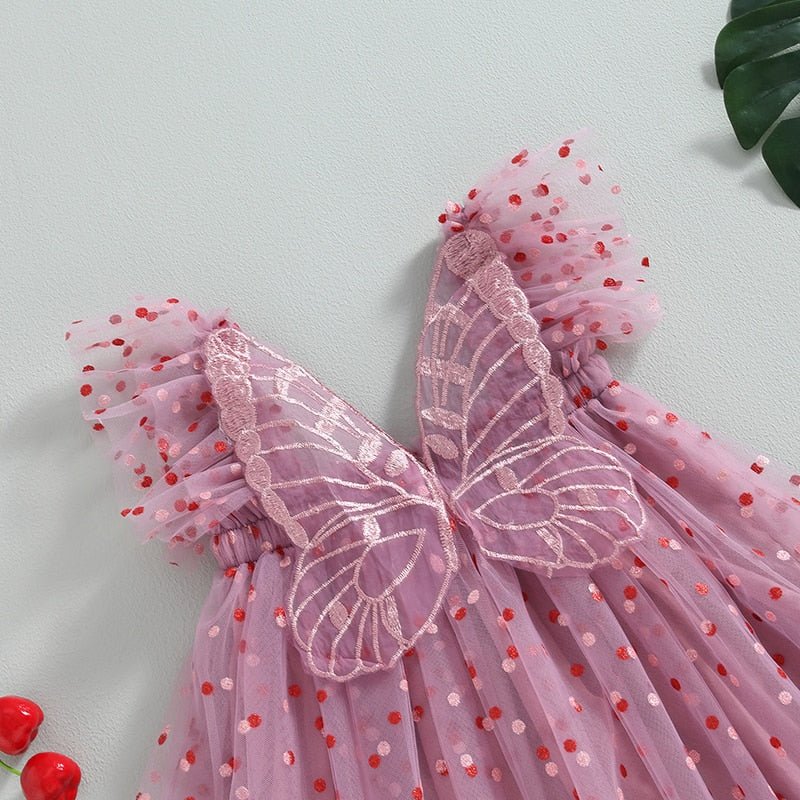 Vestido Tule Asinha Borboleta | 6M-4 Anos