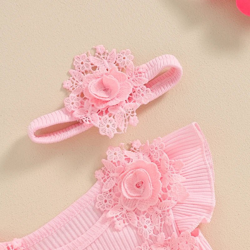 Vestido Tule Bordadinho Flores | 0-18 Meses