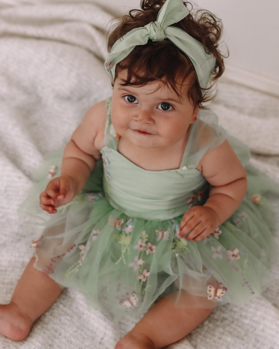 Vestido Tule Jardim Encantado | 0-24 Meses