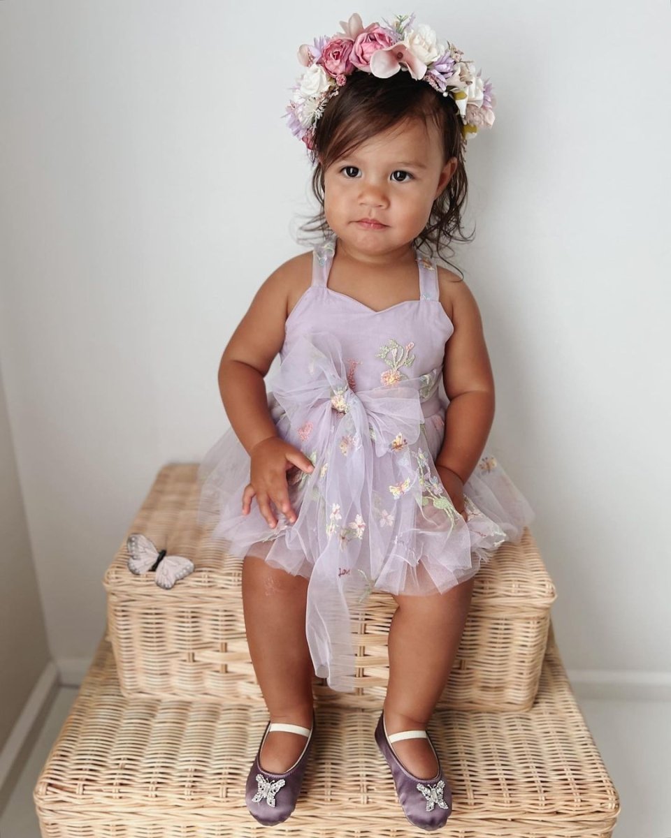 Vestido Tule Jardim Encantado | 0-24 Meses