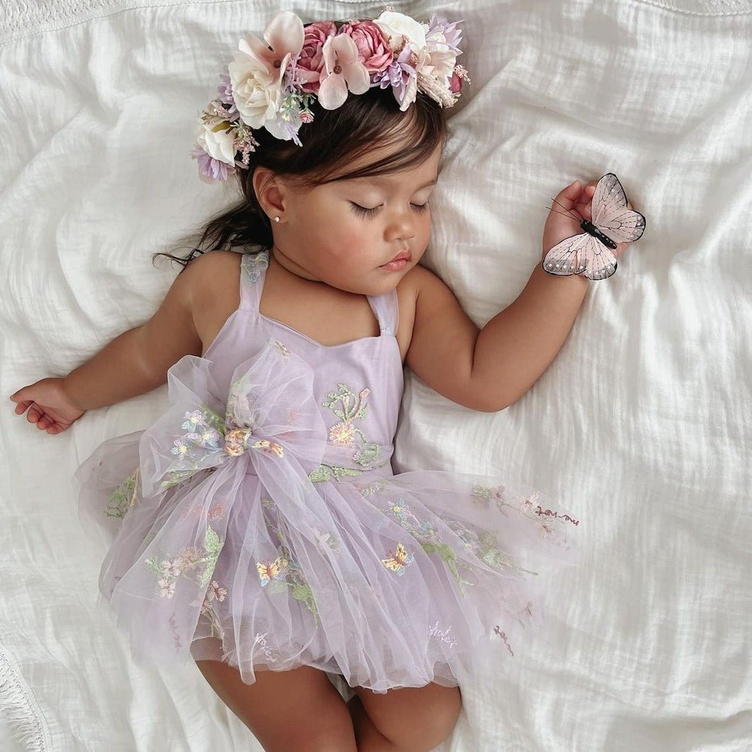 Vestido Tule Jardim Encantado | 0-24 Meses