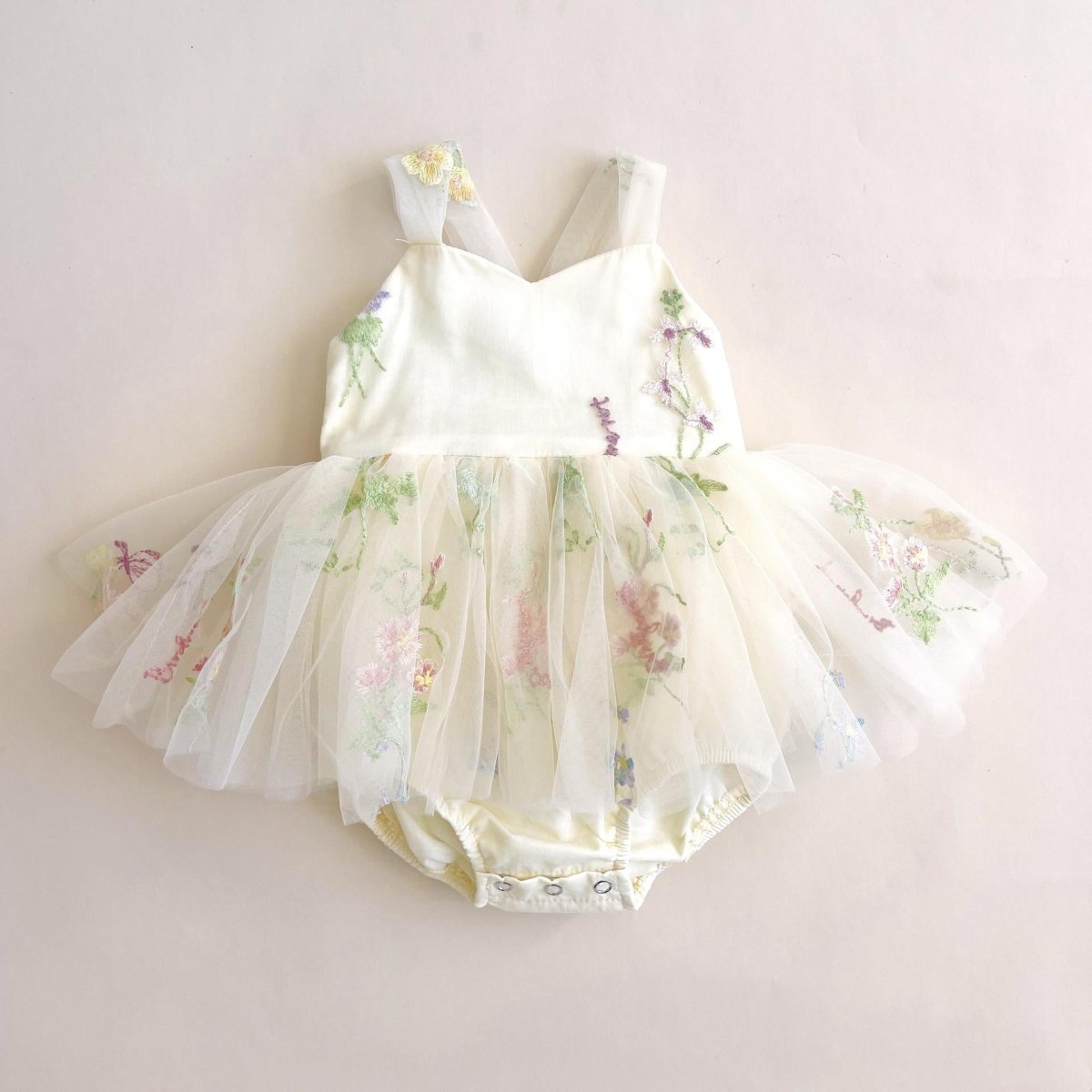 Vestido Tule Jardim Encantado | 0-24 Meses