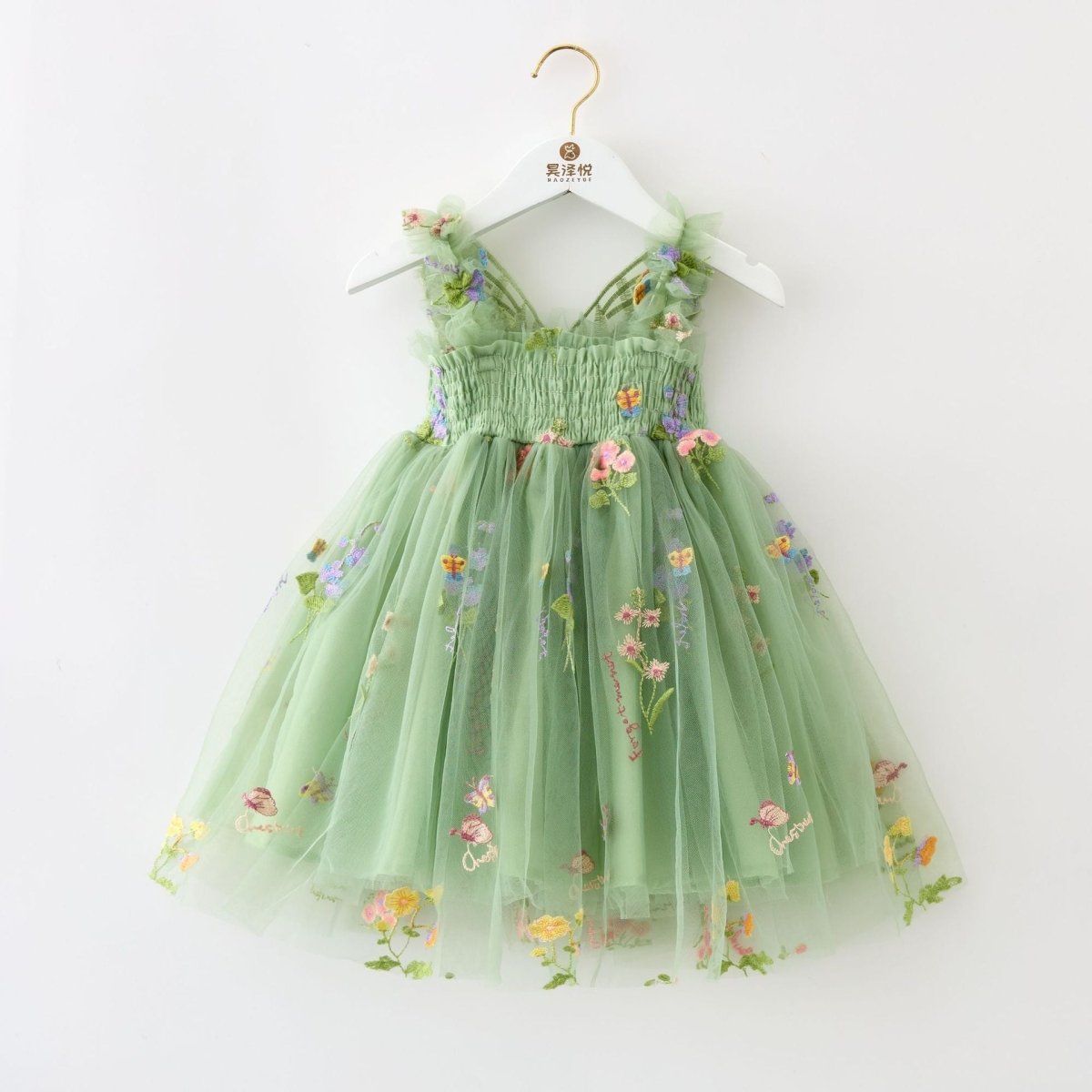 Vestido Tule Jardim Encantado Asinha | 0-24 Meses