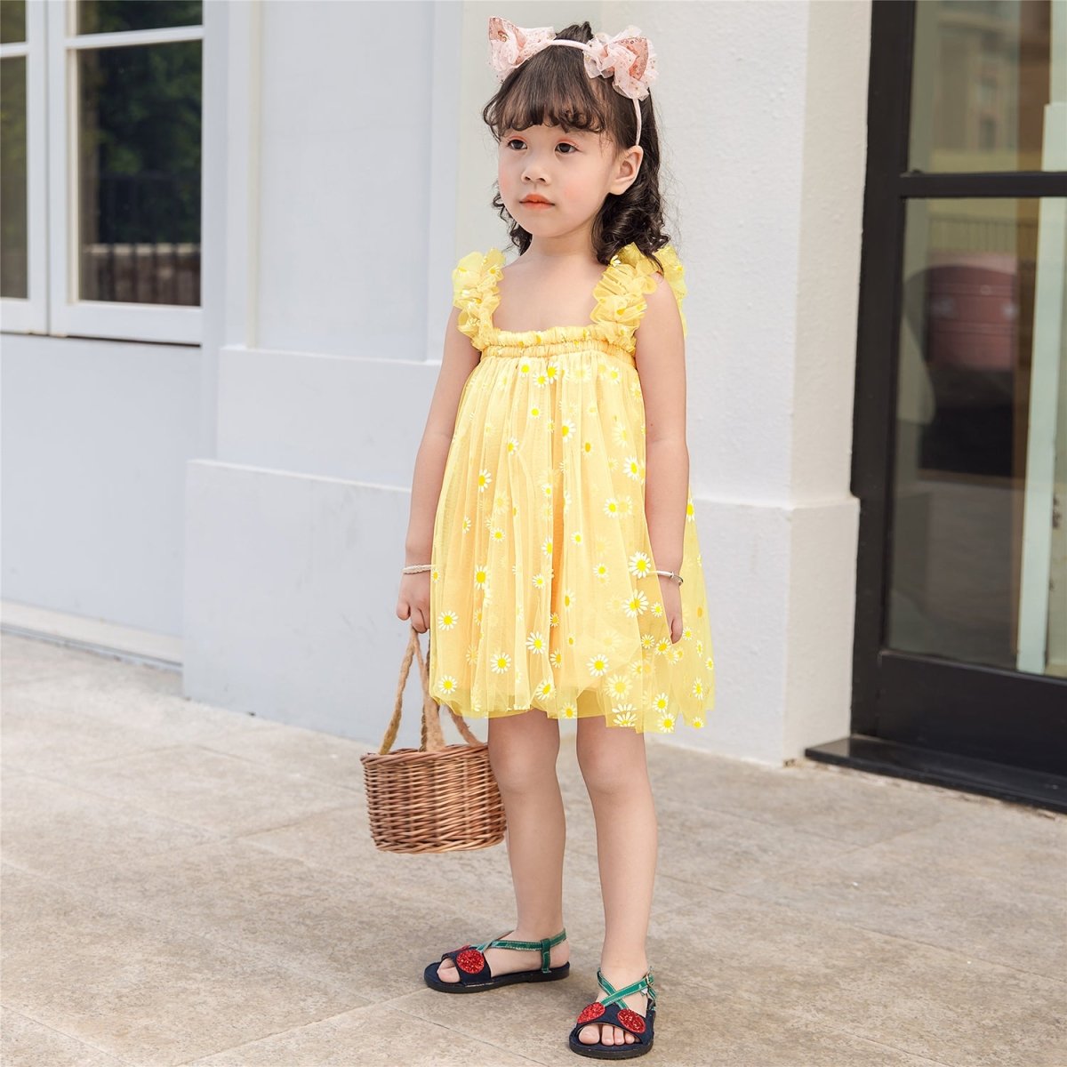 Vestido Tule Margarida | 6m-3 Anos
