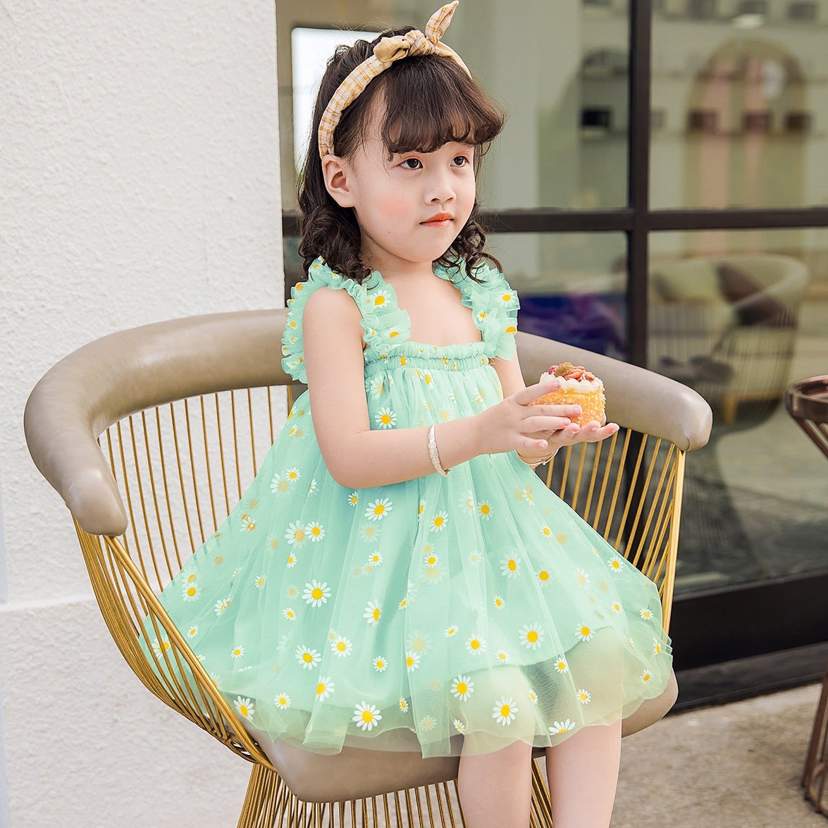Vestido Tule Margarida | 6m-3 Anos