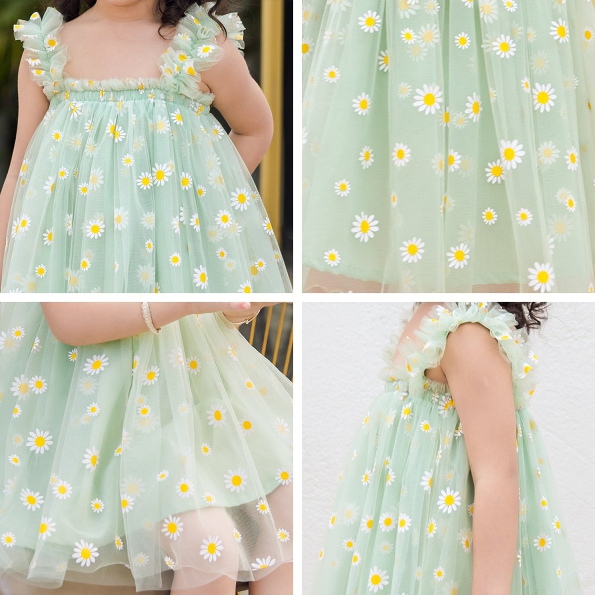 Vestido Tule Margarida | 6m-3 Anos