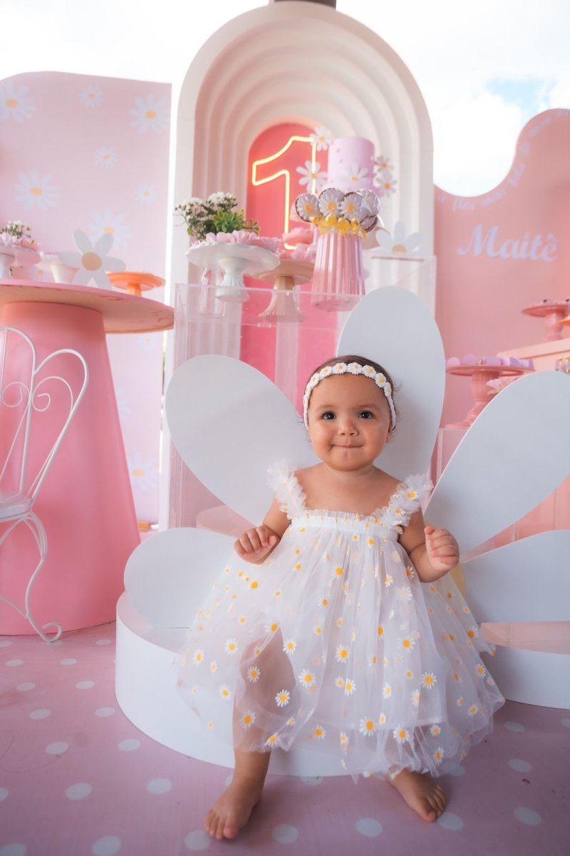 Vestido Tule Margarida | 6m-3 Anos