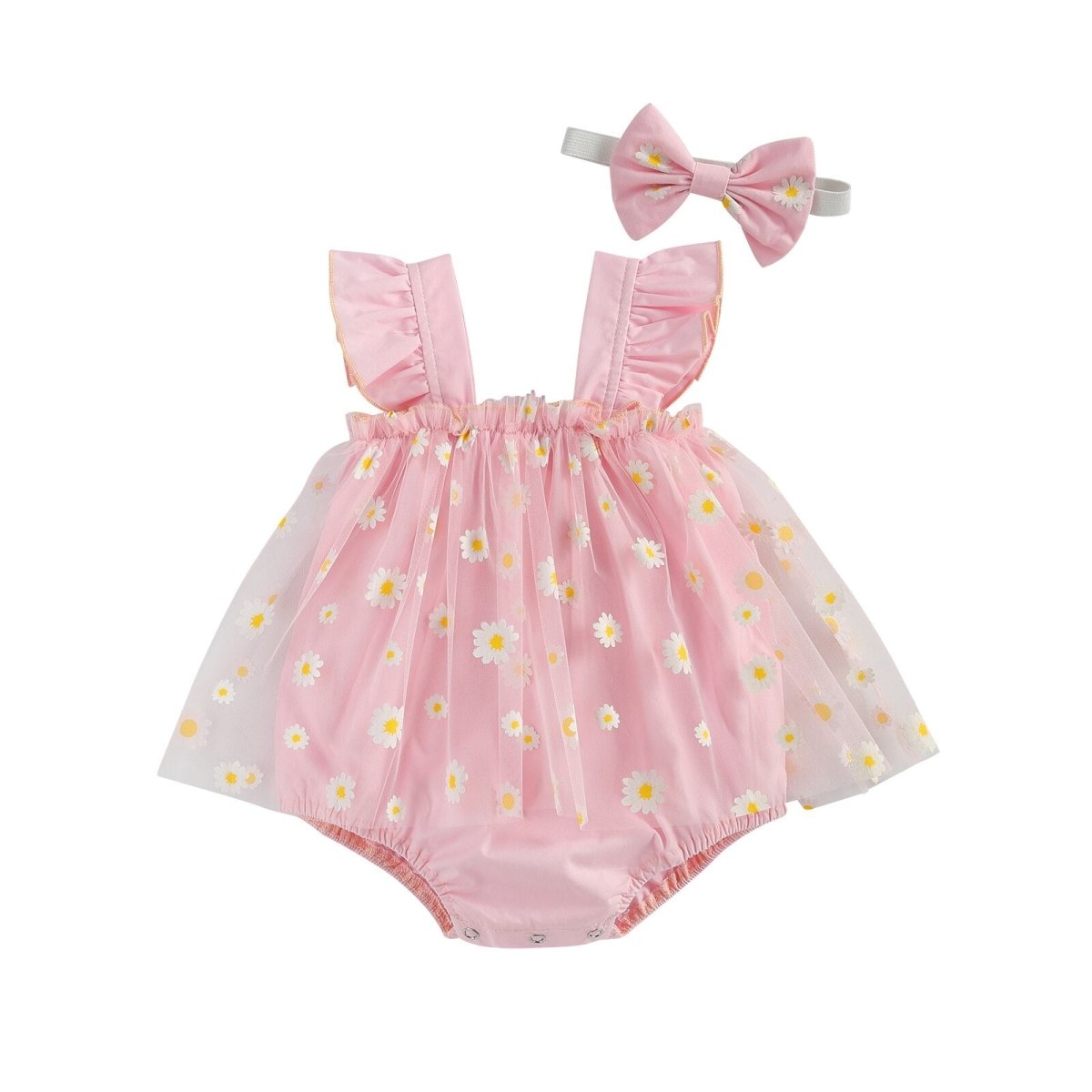Vestido Tule Margarida | 0-18 Meses