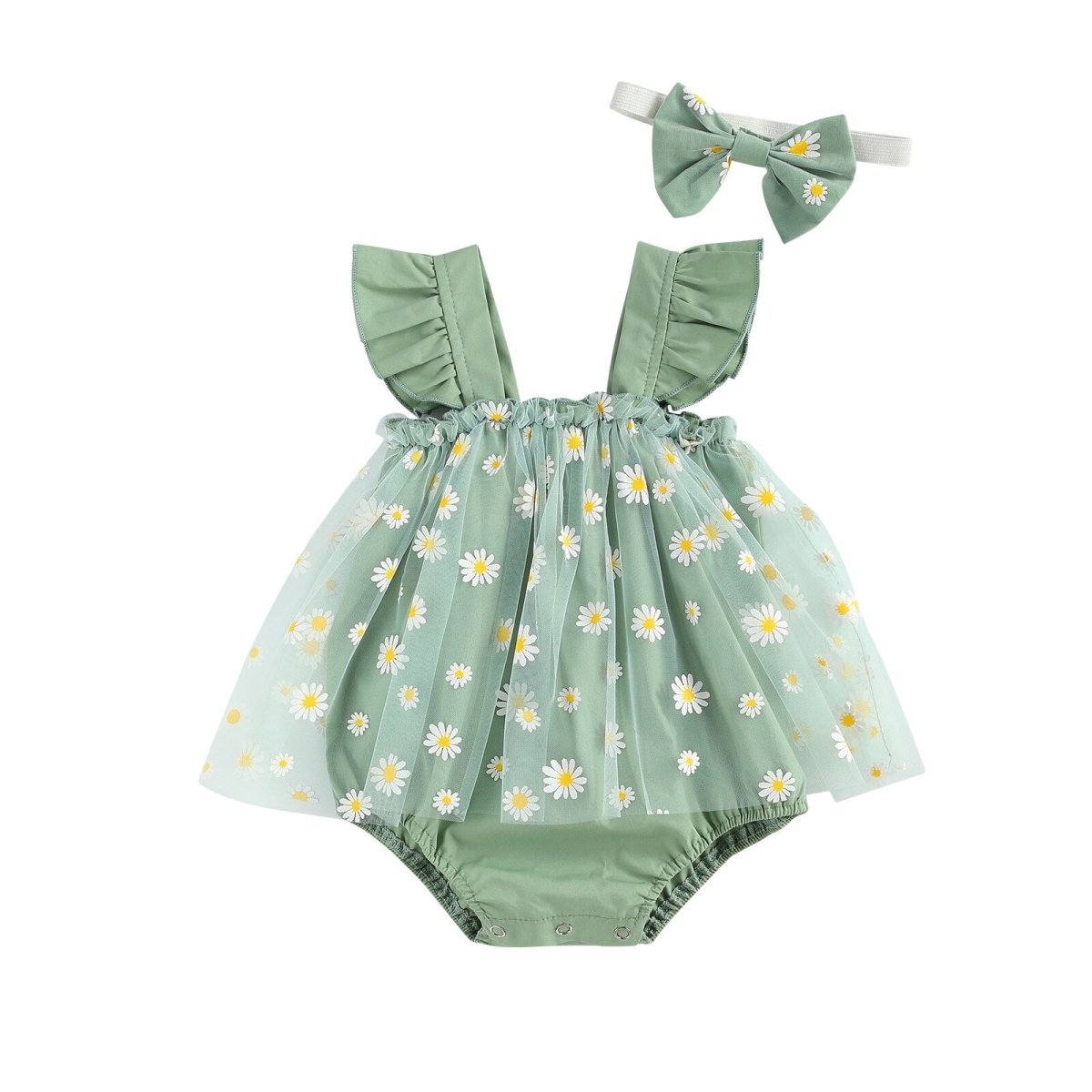 Vestido Tule Margarida | 0-18 Meses